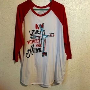 Crazy Train XL 3/4” Sleeve Reglan T-Shirt